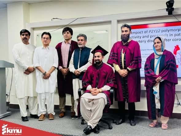 KMU Scholar Dr. Waheed Iqbal Awarded PhD in Pharmacology.