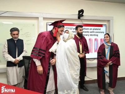 KMU Scholar Dr. Waheed Iqbal Awarded PhD in Pharmacology.