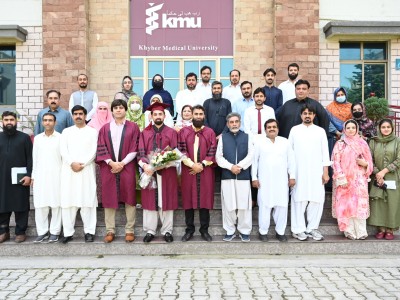 KMU Scholar Dr. Waheed Iqbal Awarded PhD in Pharmacology.