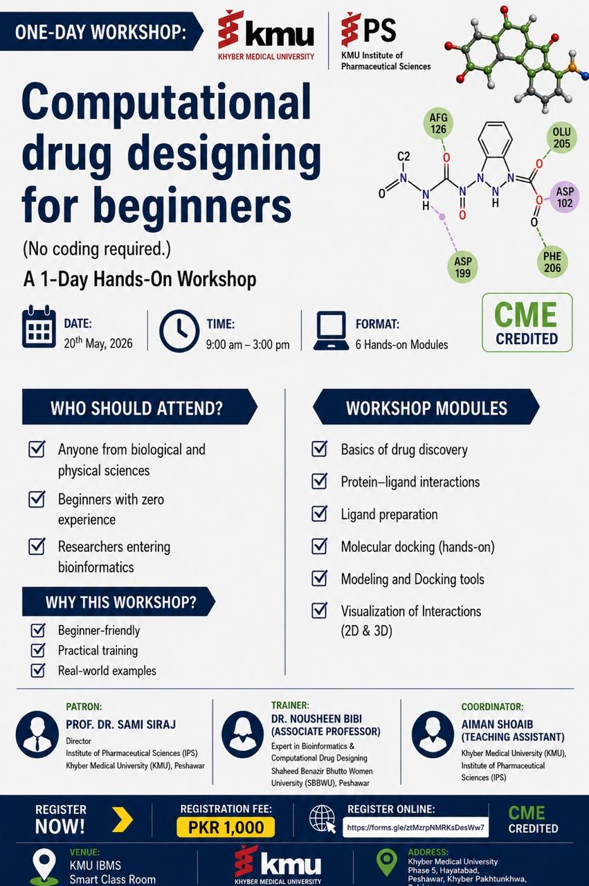 Computational Drug Designing for Beginners Workshop